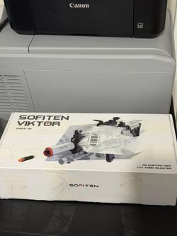 SOFITEN Viktor Toy Foam Blaster Electric Dart Gun White