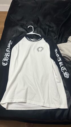 Chrome hearts long sleeve black and white mens small