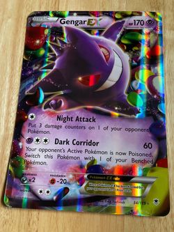 Jumbo Gengar EX Holo Pokémon Card 34/119
