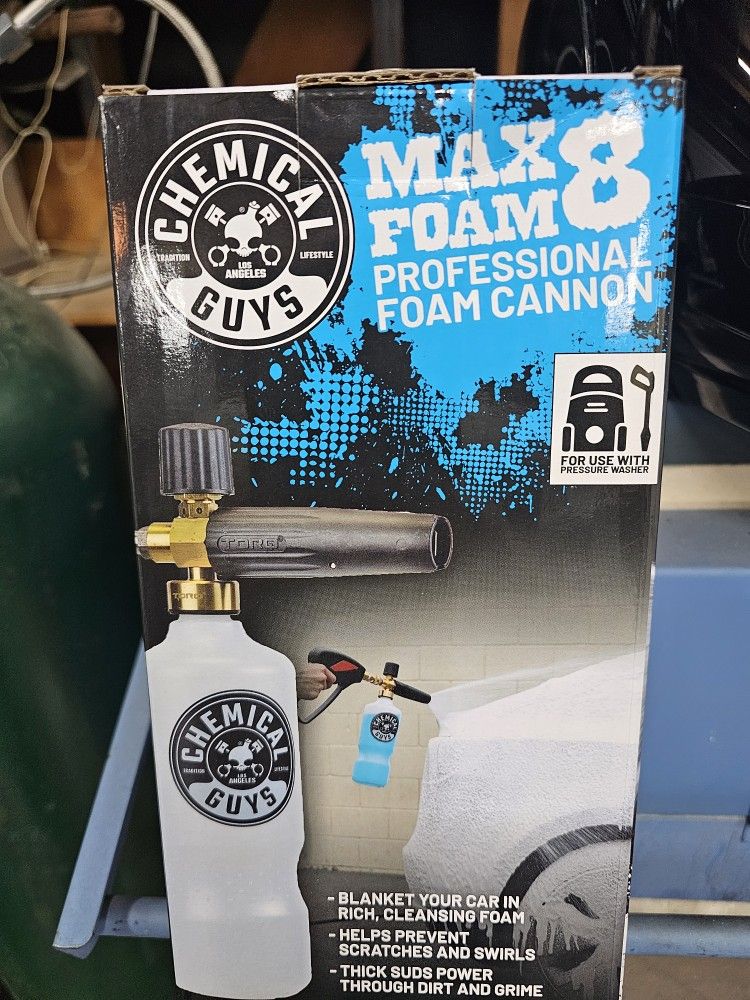 Chemical Guys Torq MAX 8 Snow Foam Cannon NEW