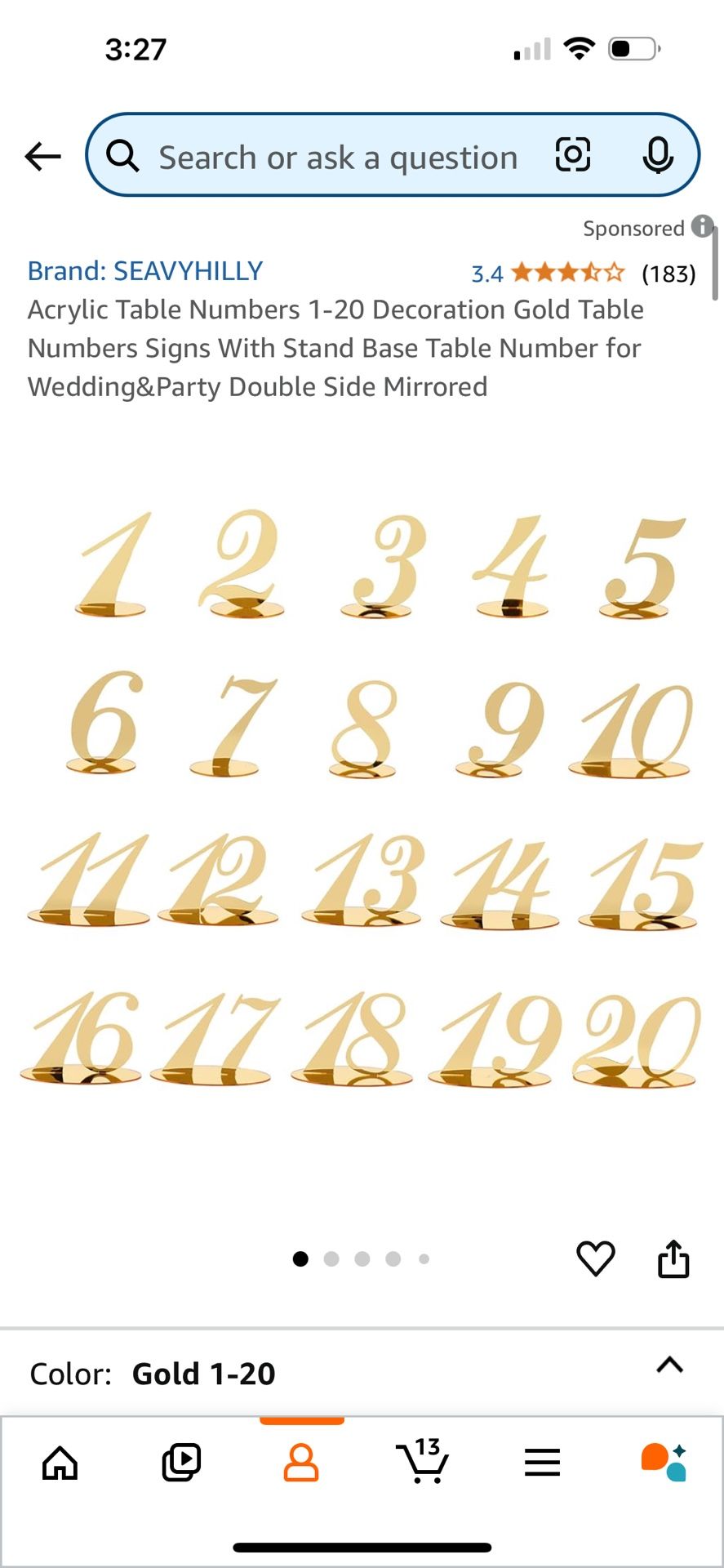 Table Numbers (NEW)