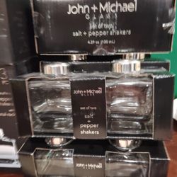 John+Micheal Salt & Pepper Shakers !! 
