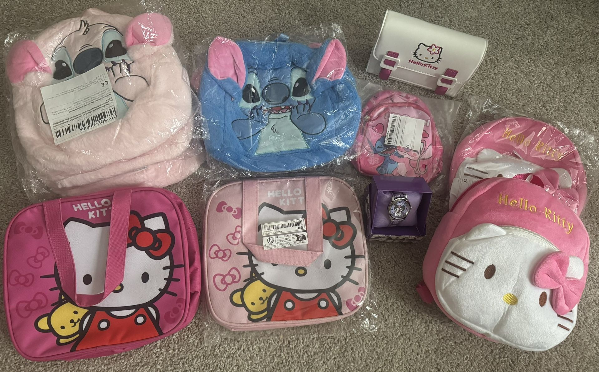 Stitch And Hello Kitty