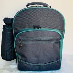 Picnic Time Backpack Wine  Food Travel Full Set Hiking Camping Outdoor Insulated