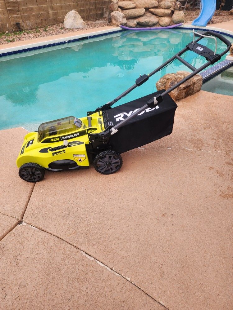 Ryobi 20 in. 40V Brushless Lawn Mower