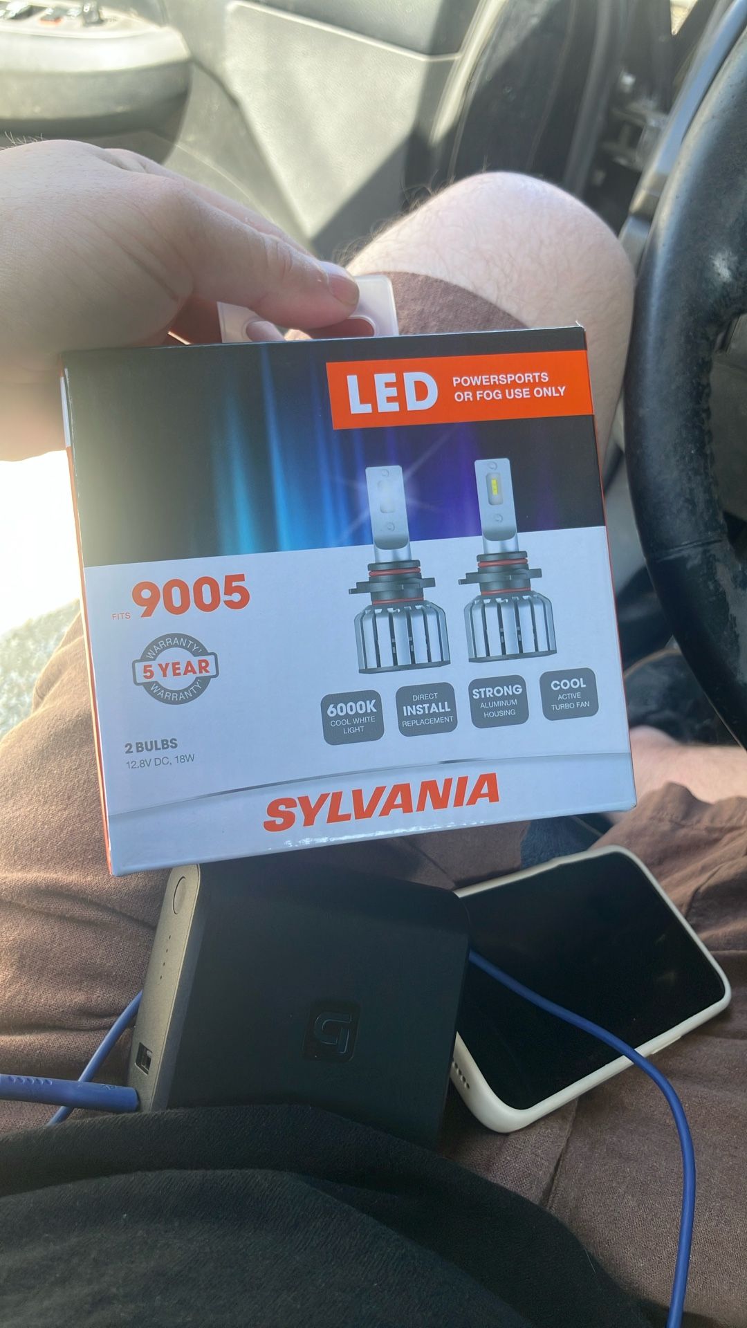 Sylvania LED 9005 Headlights/Foglights New 