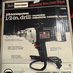 Sears Craftsman Drill Vintage