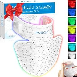 Red Light Therapy for Neck & Décolleté, 7 Colors Led Light Therapy for Face, Wireless, Portable and Rechargeable Skin Care Mask for Neck[BNeck]