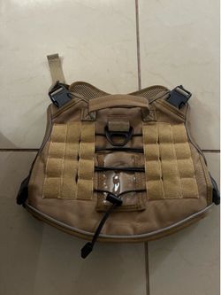 Rabbitgoo Tactical Dog Harness with a reinforced top handle.