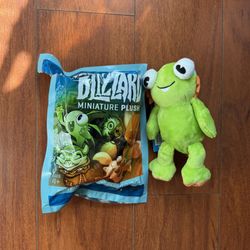 LIKE NEW Mini Plush BABY MURLOC Keychain World Of Warcraft Game Blizzard