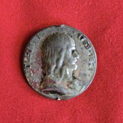 Antique Maria Theresa Thaler Currency Coin Ethiopian Silver Medallion