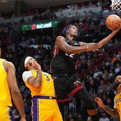 Miami Heat at Los Angeles Lakers X3