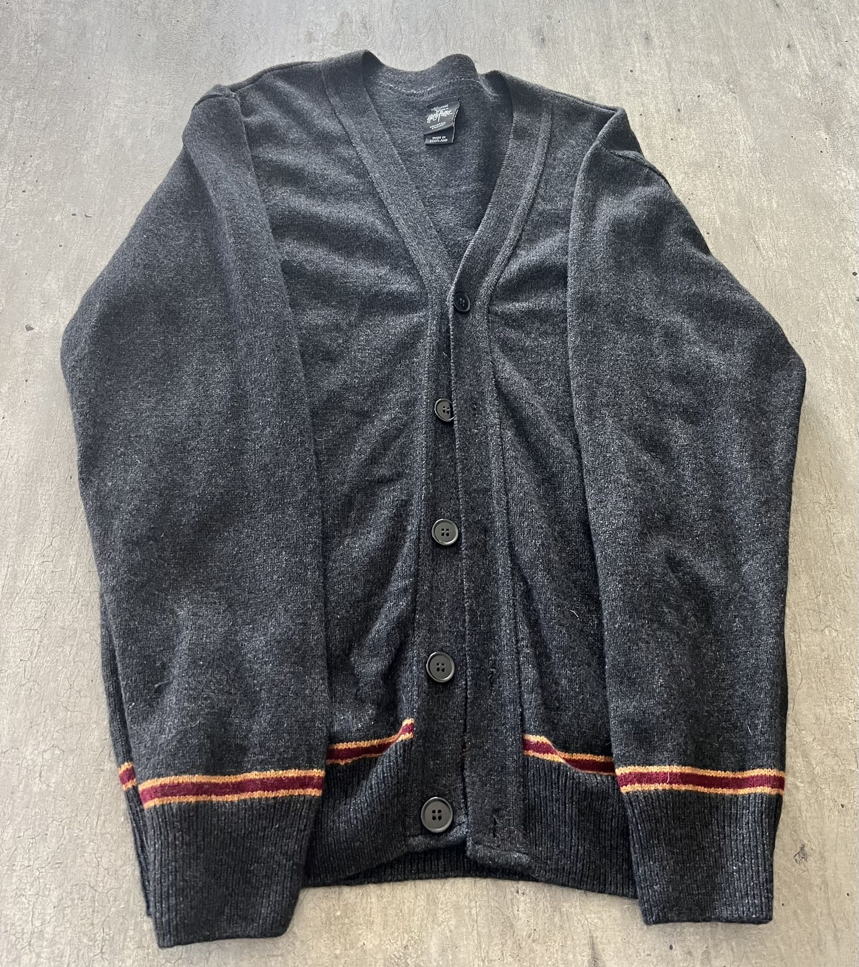 Universal Studios Harry Potter Wool Cardigan Gryffindor Size Medium