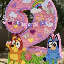 Number 2 Bluey Piñata 