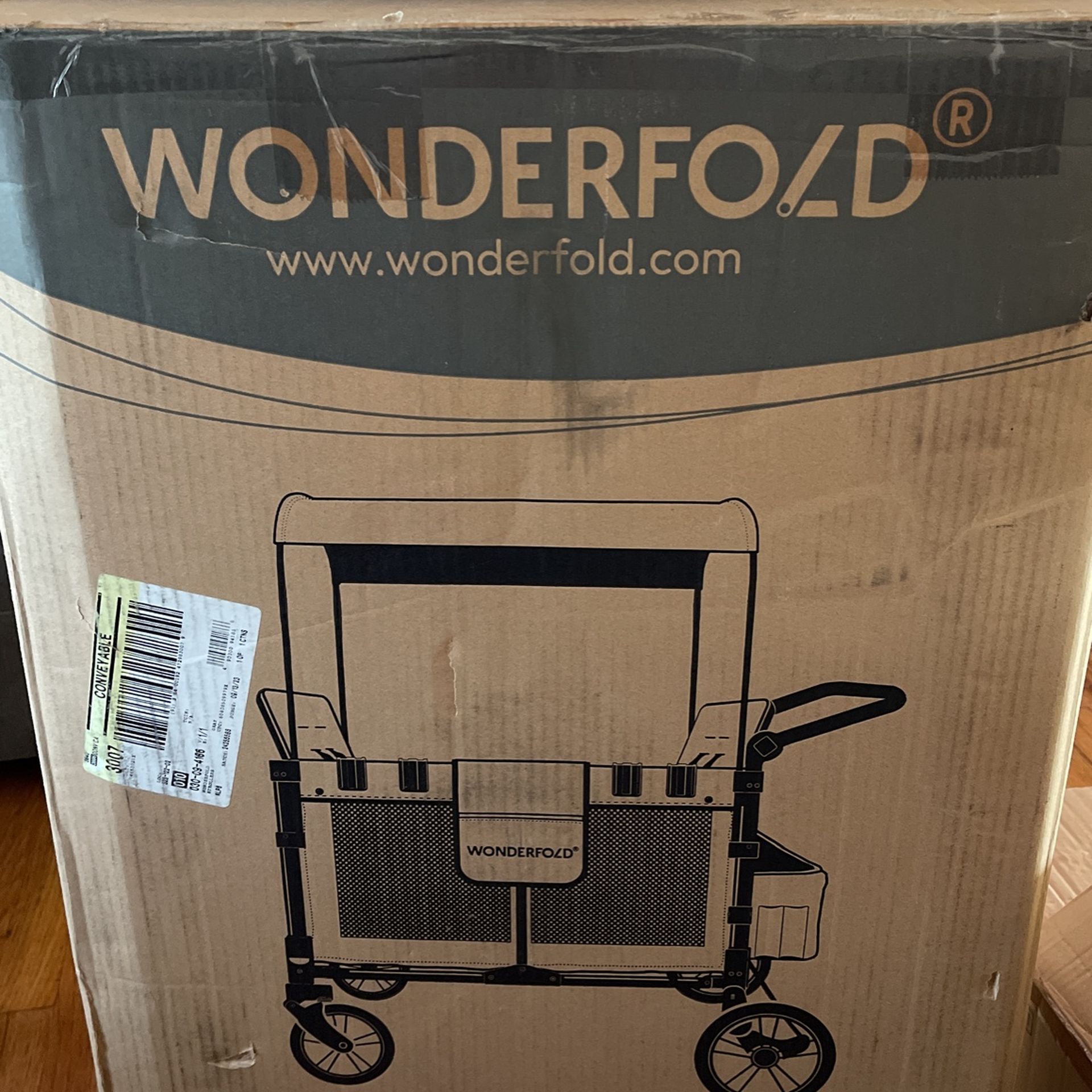 Wonderfold W2 Elite Stroller Wagon New $530 Retail
