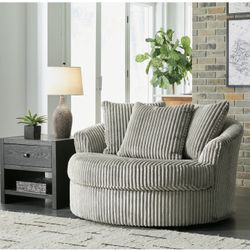 Oversized Swivel Accent Chair