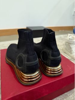 Salvatore Ferragamo Gardena Sock Sneakers