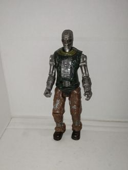 Terminator t-600 action figure playmates Toys battle damaged robot machine 2009