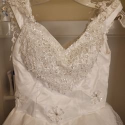 Wedding or Prom Dress - Like New - 55" Long