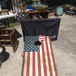 New American Flag Cornhole Board Game