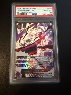 Divine Departure PSA 10 One Piece Slab