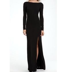 Bebe Full Length Zipper Back Dress / With Tag