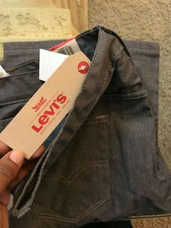 Grey Levi's (36W x 34L) Straight Leg
