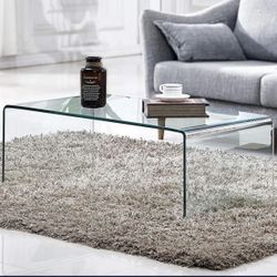 Premium Tempered Glass Coffee Table (19x39x13)