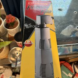 Aquarium Filter for 40-150 Gallon Tank Crystal 300GPH Biochemical Filtration Powerful Pump Submersible Internal Fish Tank Filters Large Tank Pond Clea