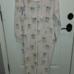 Munki Munki X Star Wars Grogi Plush Fleeced Womens Hooded Pajamas
