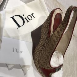 Dior Wedge Marron Size 38