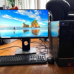 Asus H81M-K Custom Built Desktop Win10 Pro Intel @3.0Ghz SSD 256Gb 1Tb RAM 8Gb Microsoft Office 2021  * 24 inches Dell P2422H Monitor with HD = $50
