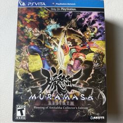 NEW Muramasa Rebirth Blessing of Amitabha Collector's - Playstation PS Vita Sealed Sell/Trade