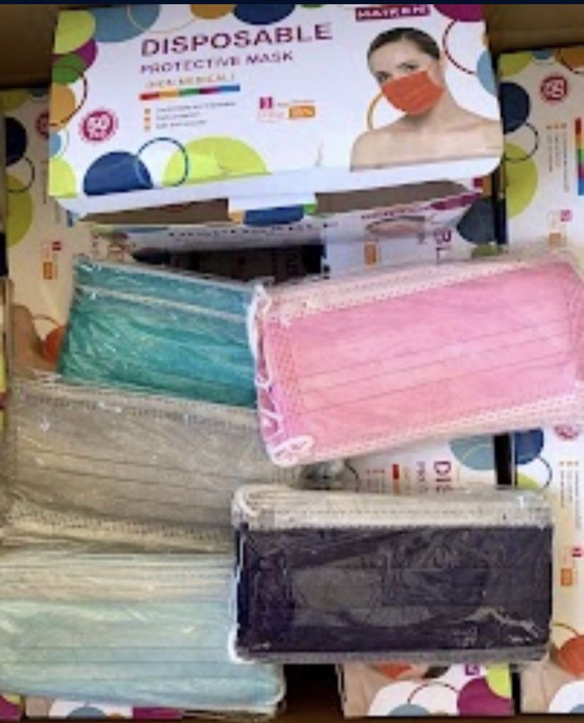 50 Count Disposable face masks