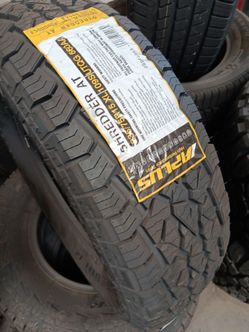 New set of tires aplus all terrain 235 75 15