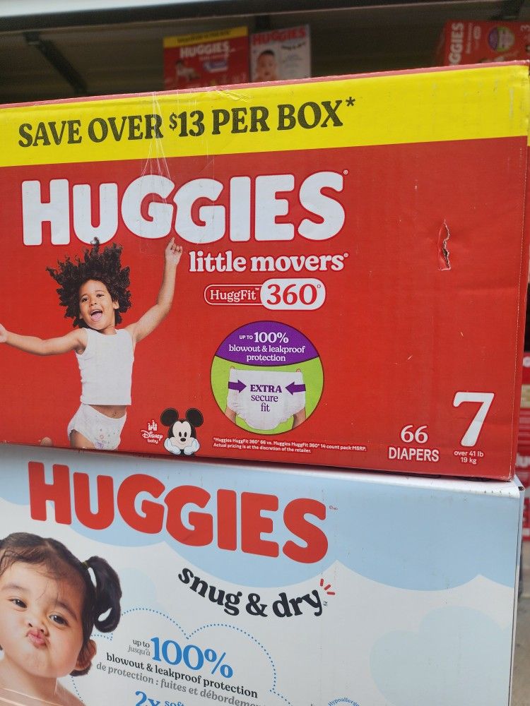 Huggies 7 $30