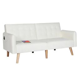 65" Convertible Sofa Futon