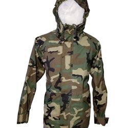 ECWCS PARKA COLD WEATHER CAMOUFLAGE HOODED MILITARY ARMY JACKET MEN SZ Large Regular*PRICE  Is Firm