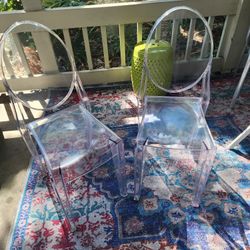 Pair Of Ghost Chairs 
