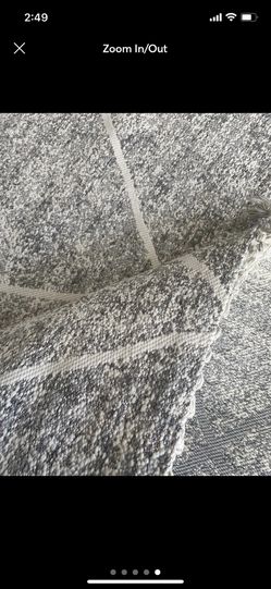 5x7 outdoor silver gray trellis diamond area rug with fringe target brand Thumbnail