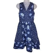 Kate Spade Prairie Rose Fit and Flare Dress Size 12