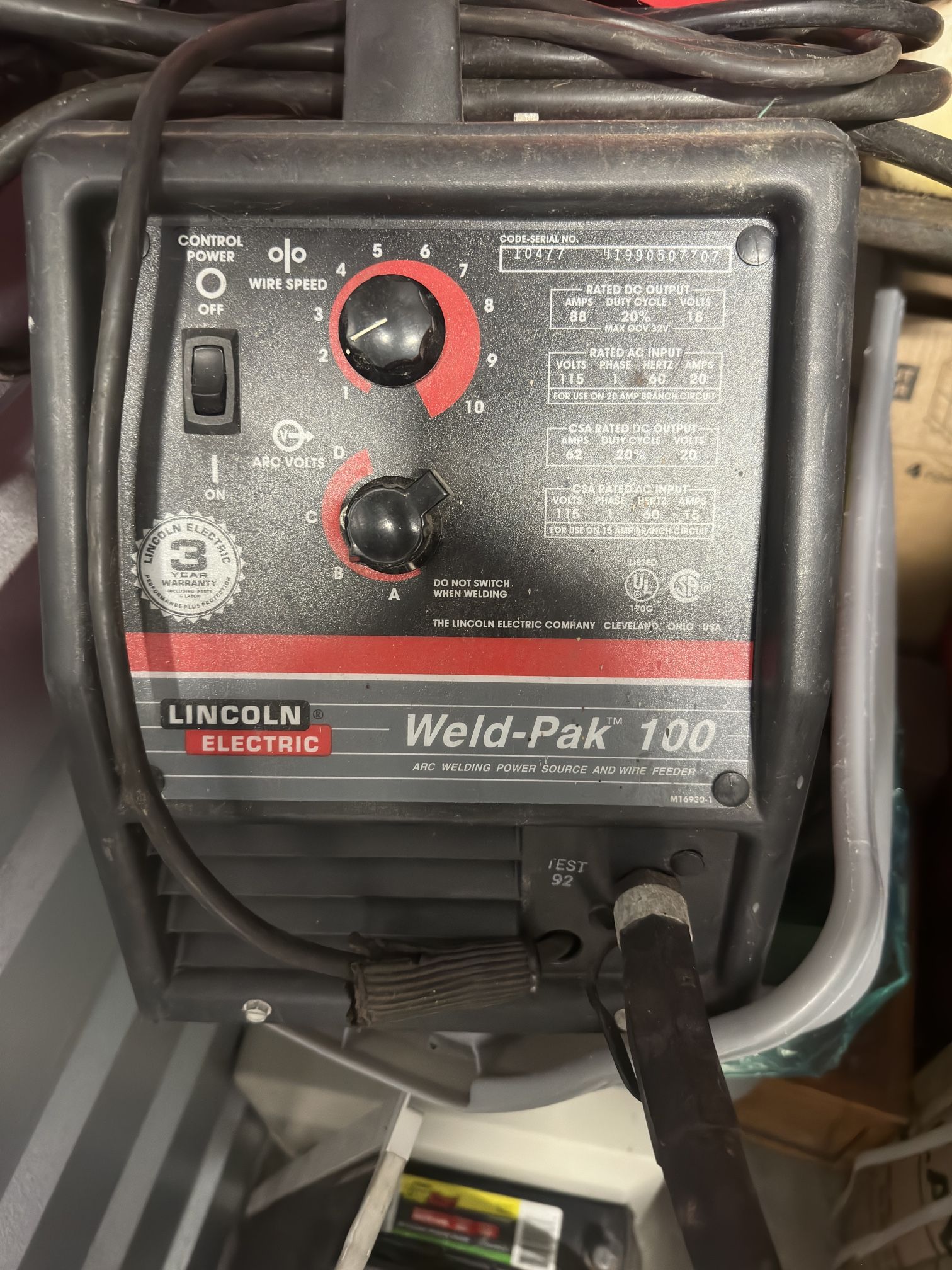 Lincoln electric Arc welder 