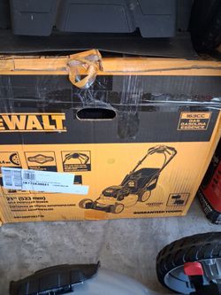 21 inch dewalt lawn mower