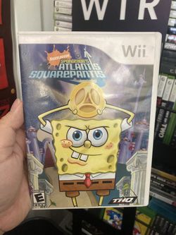 SpongeBob’s Atlantis Squarepantis Nintendo Wii Tested (read The Description)