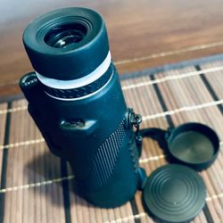 Monocular Telescope 10x42 98M/1000M (one eye Binocular) with dual Caps