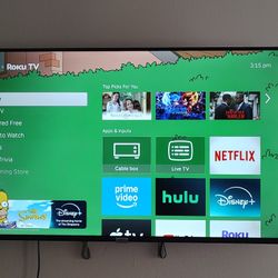 58" Hisense Flat Screen Smart TV