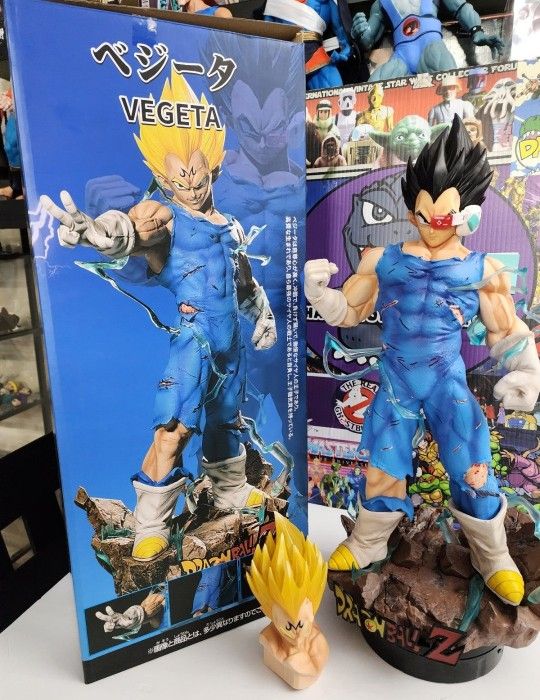 Vegeta Statue DBZ Figure Super Saiyan Vegeta Action Figure 19 Inch