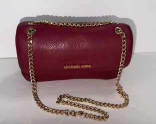 Michale Kors Crossbody Fold Burgundy/ Red