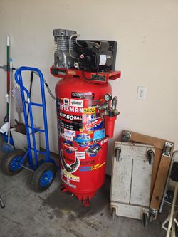 6 horse, 60 gallon  compressor.