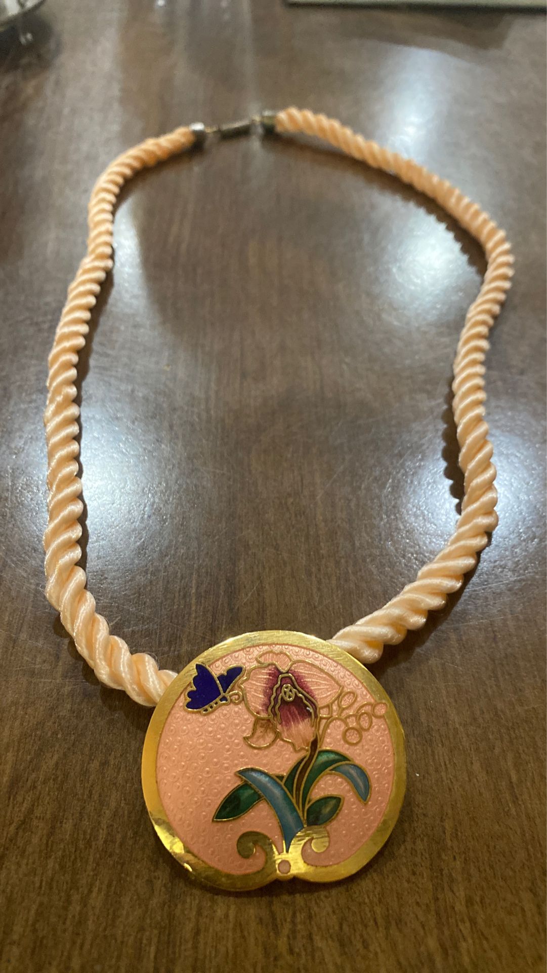 Coral summer necklace